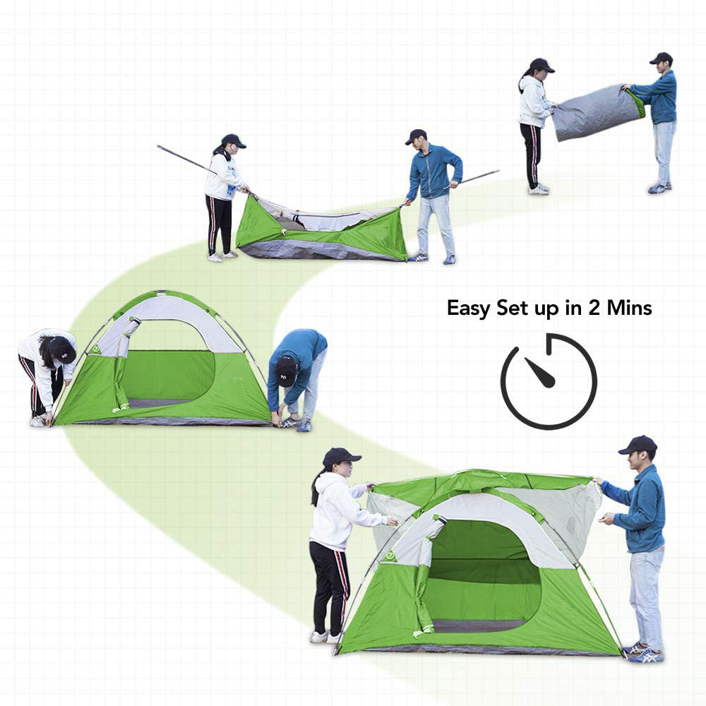 Custom Small Camping Tent For Three Person