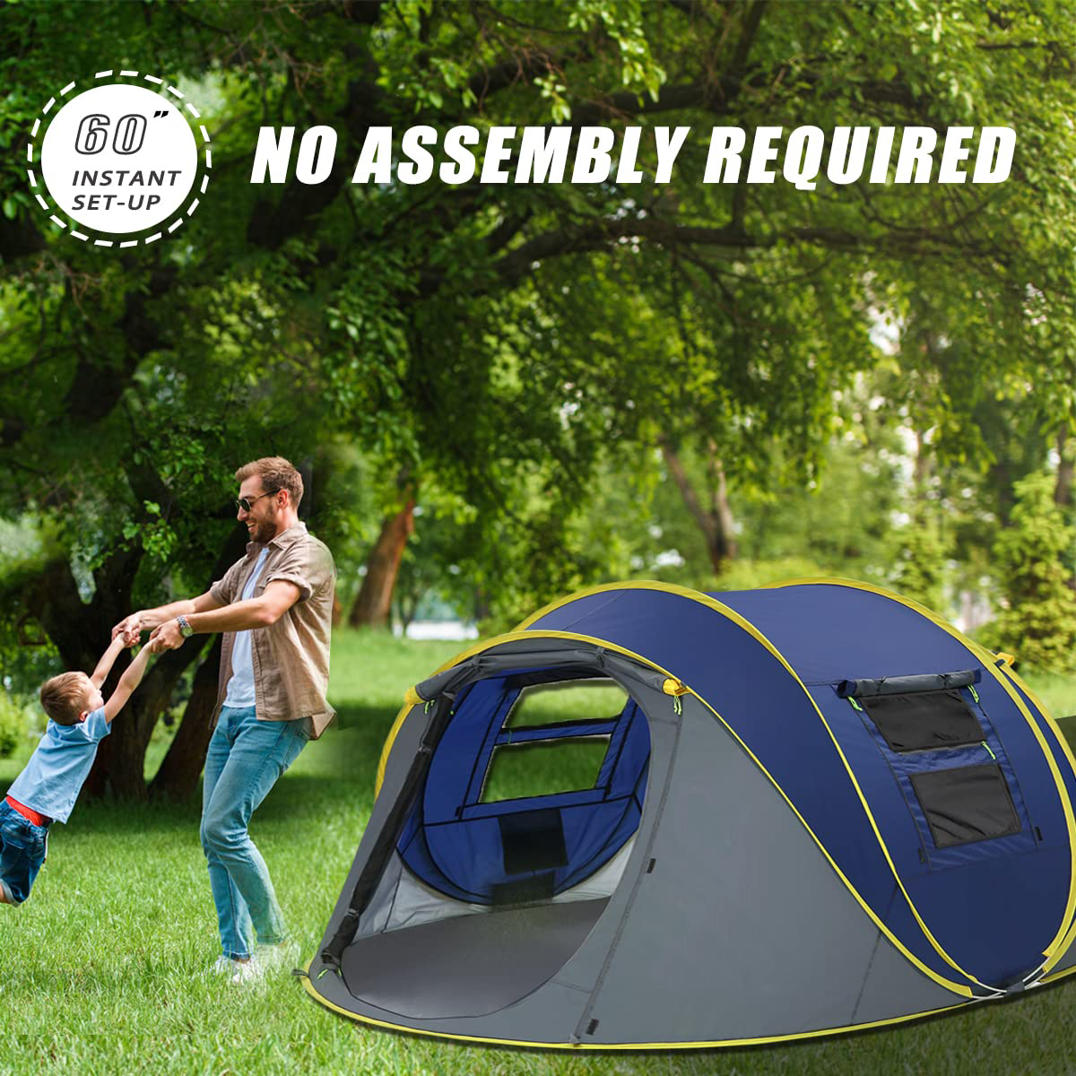 Automatic Pop Up Camping Tent For Winter