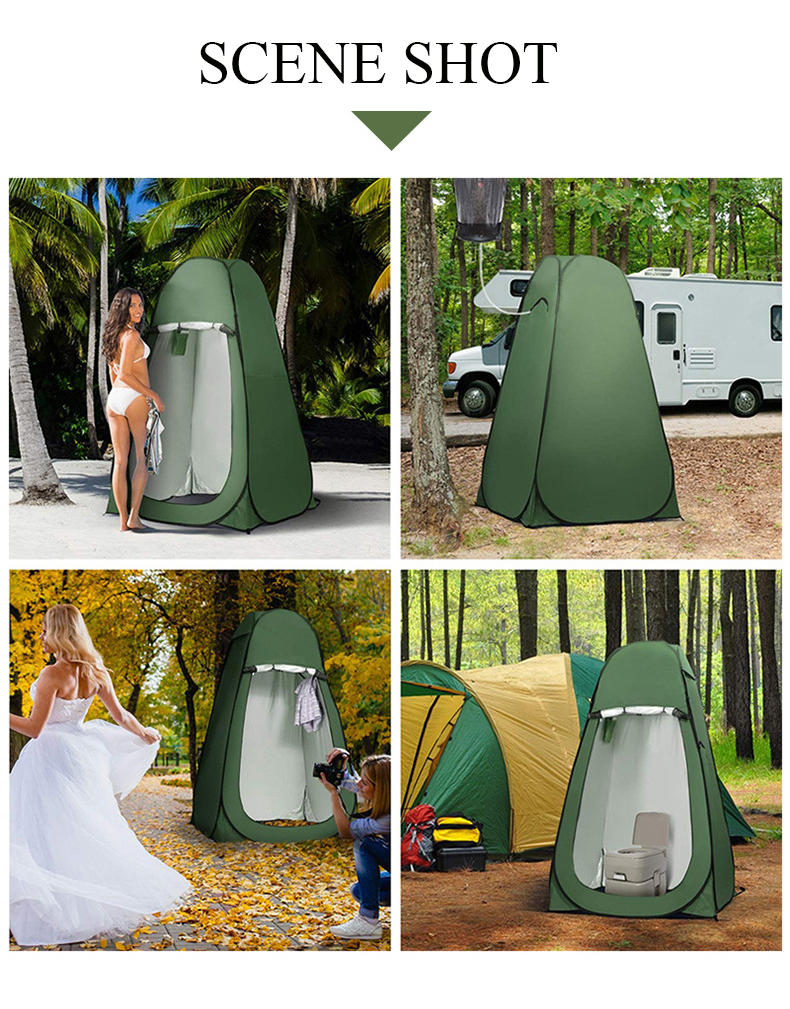 Easy Pop Up Waterproof Shower Tent (8)