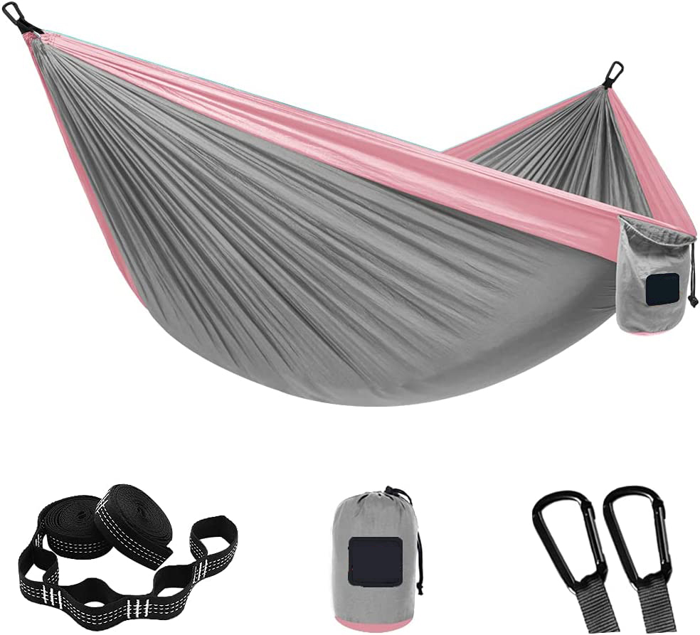 Wholesale Super Lightweight Portable Parachute Nylon Camping Hammock 