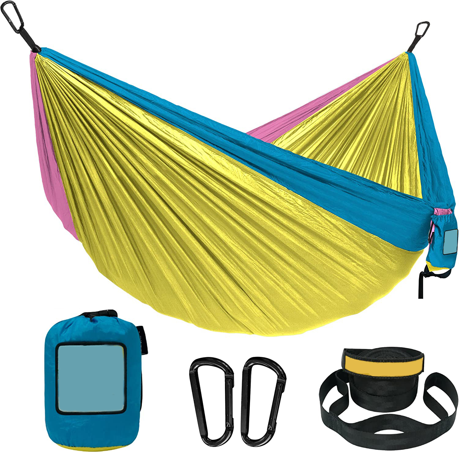 Portable Camping Hammock for Outdoor with Tree Straps