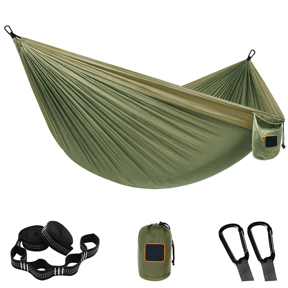 Wholesale Super Lightweight Portable Parachute Nylon Camping Hammock 