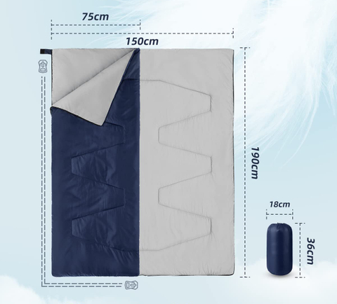 Lightweight Cold Weather Sleeping Bag For Mountaineering