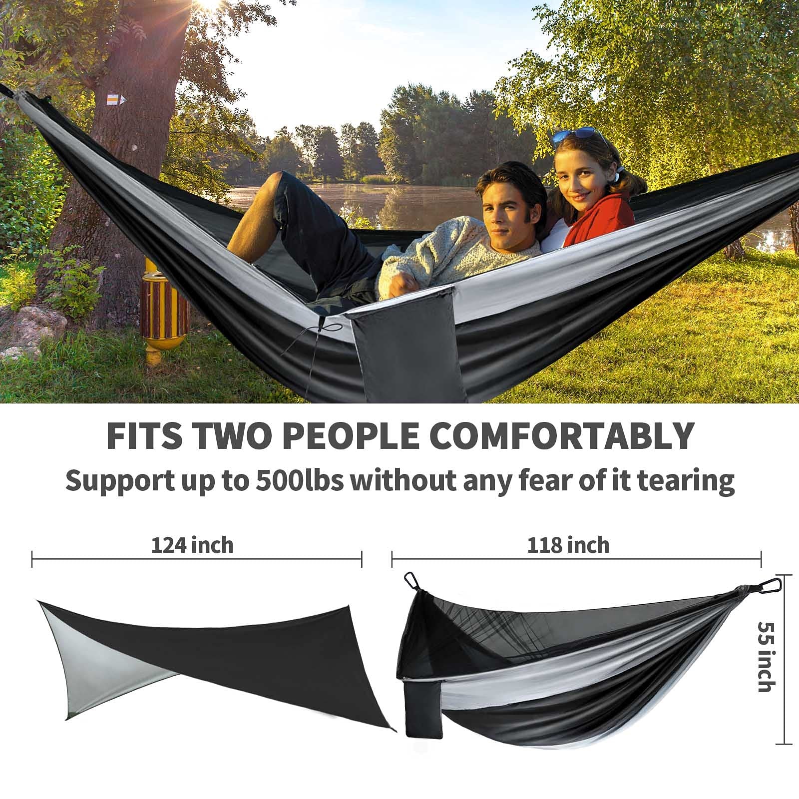 Multi-function Camping Hammock With Bug Net For Winter