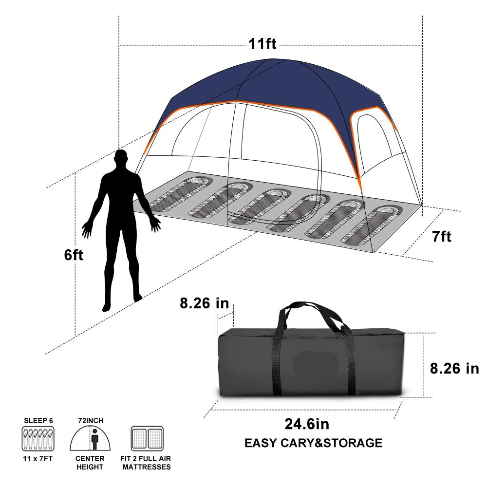 Custom Small Camping Tent For Family