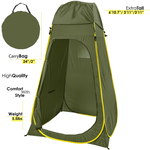 Automatic Two Layers Camping Tent For Shower