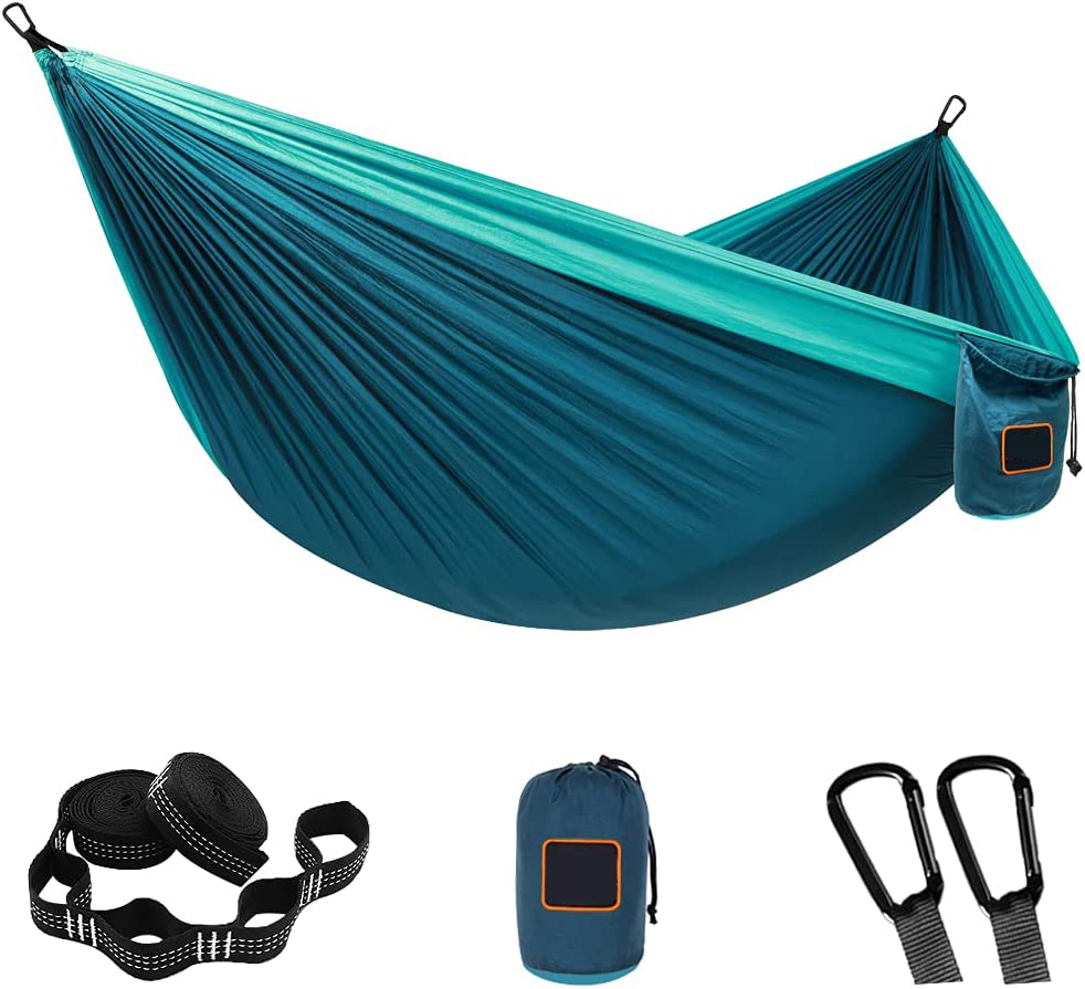 Wholesale Super Lightweight Portable Parachute Nylon Camping Hammock 