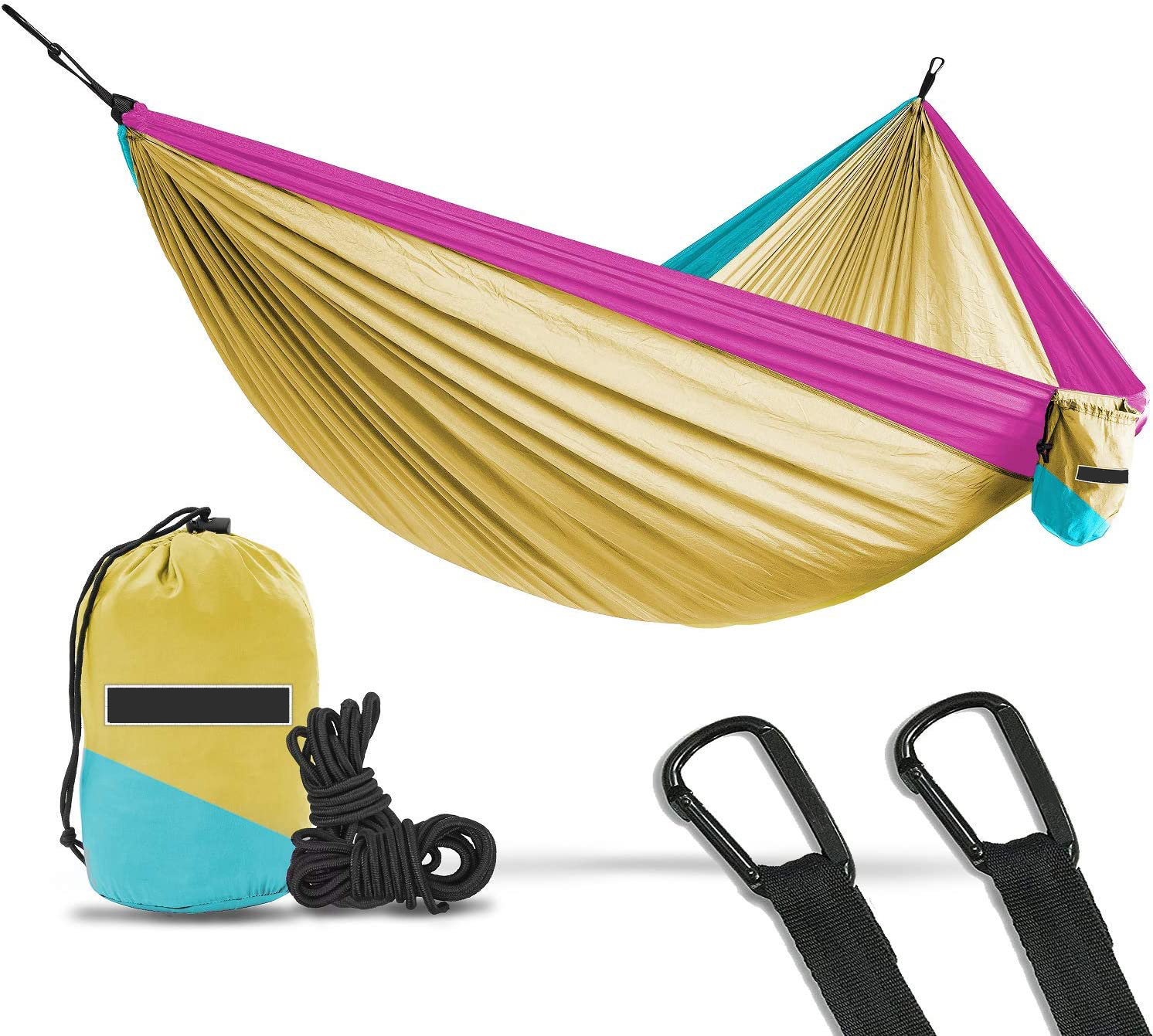 2 Persons Compact Nylon Tree Hammock for Hiking