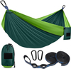 Nylon Portable Camping Hammock with Mesh for Family