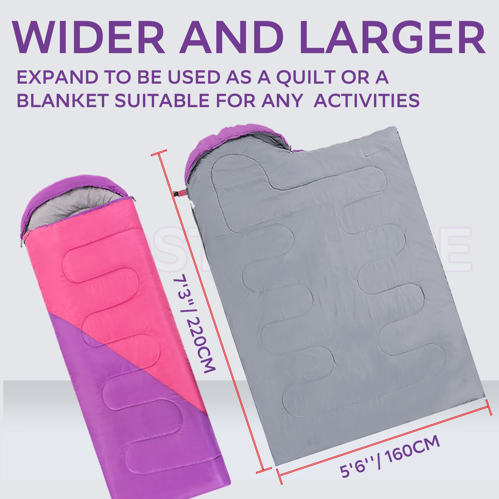 Indoor Backpacking Versatility Sleeping Bag