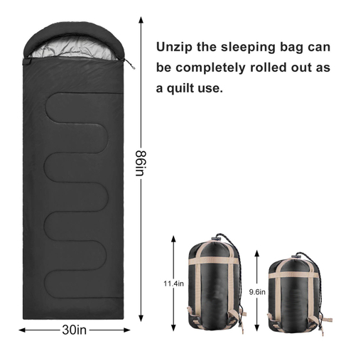 Portable Sleeping Bag for Outdoor Camping, Backpacking & Hiking