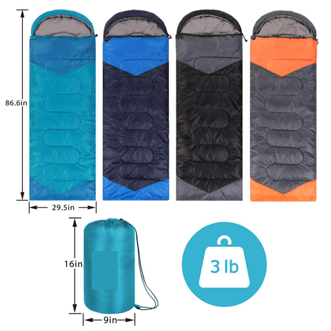 Ultra Light Wipeable Hex-tech Sleeping Bag for Trips