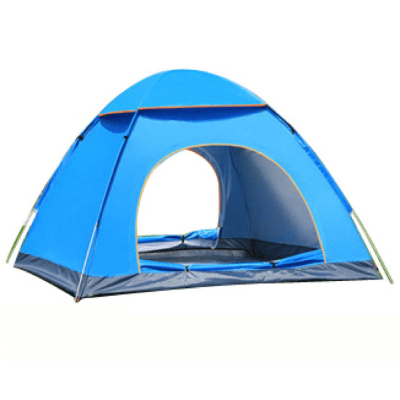 Quick Opening Fiberglass Frame Windproof Classical Camping Tent